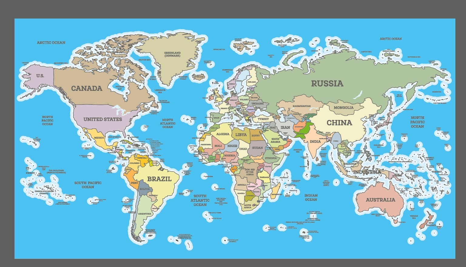 World Map Design
